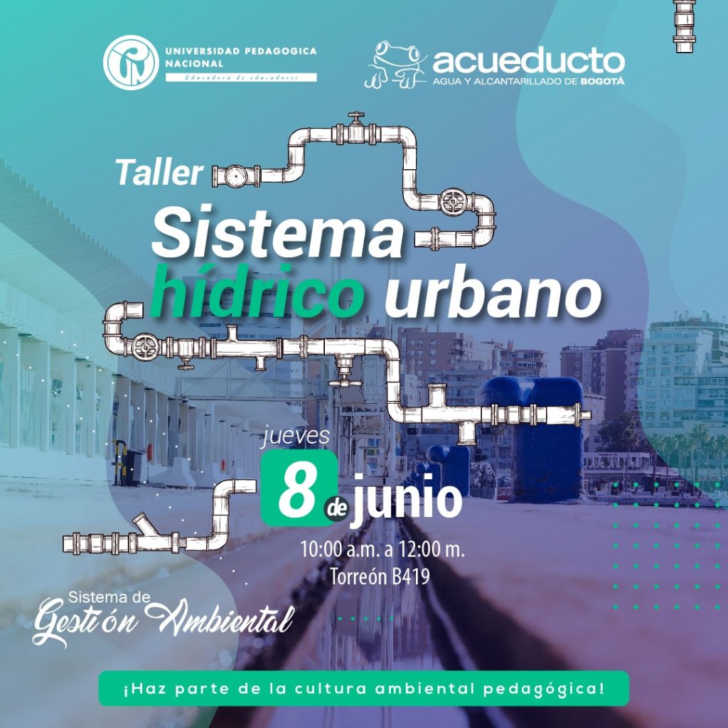 Programación taller sistema hidráulico urbano el día jueves 8 de junio de 10 de la mañana a 12 del medio día en torreón b419
