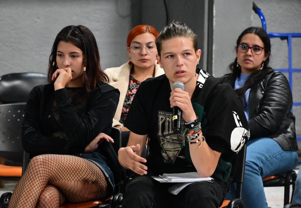 Primera jornada de diálogo en la UPN por la convivencia y la defensa de la educación pública realizada en el Auditorio multipropósito UPN