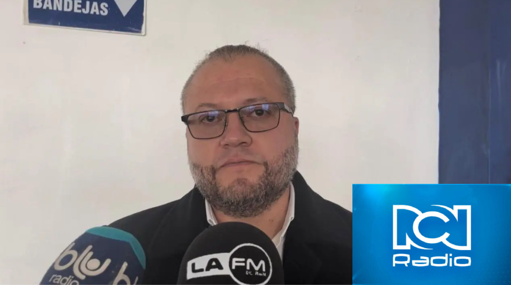 Fotografía del rector de la Universidad Pedagógica Nacional Helberth Choachí