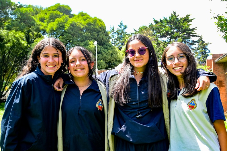 fotografía estudiantes de grado 10 y 11 del Instituto Pedagógico Nacional